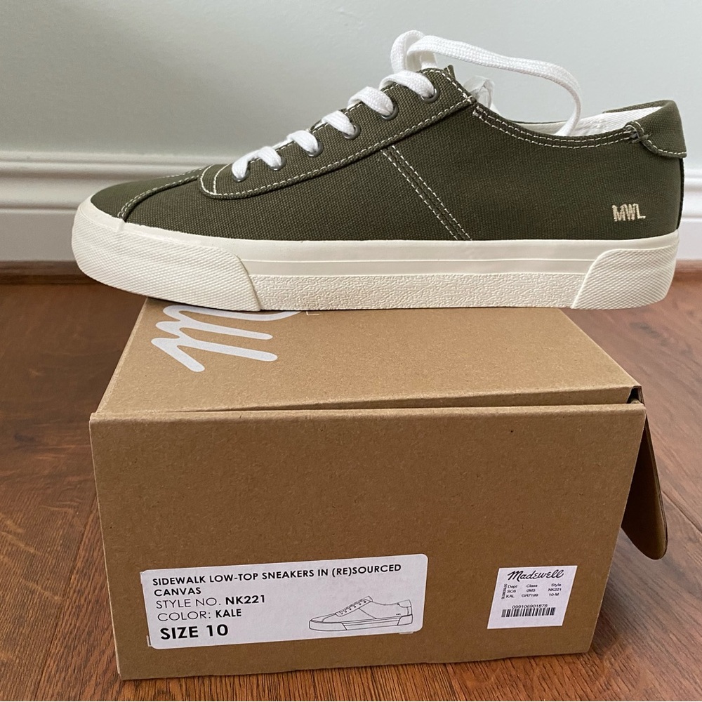 Madewell low-top sneakers size 10